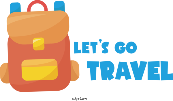 Free World Tourism Day Logo Cartoon Design For Let's Go Travel Clipart Transparent Background