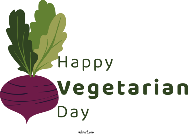 Free Holiday Leaf Plant Stem Leaf Vegetable For World Vegetarian Day Clipart Transparent Background