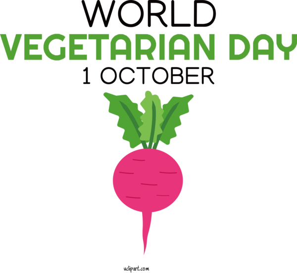 Free Holiday Leaf Logo Green For World Vegetarian Day Clipart Transparent Background