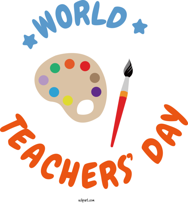 Free Holiday Human Logo Design For World Teacher's Day Clipart Transparent Background