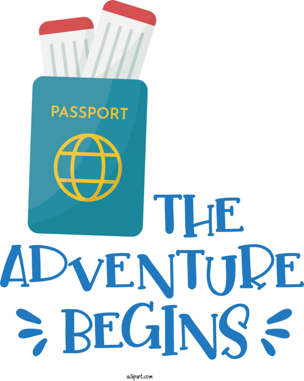 Free World Tourism Day Logo Line For Adventure Begins Clipart Transparent Background
