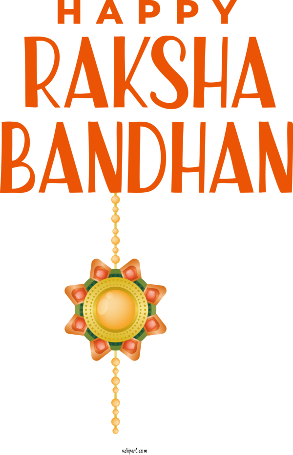 Free Raksha Bandhan Font Jewellery Line For Happy Raksha Bandhan Clipart Transparent Background