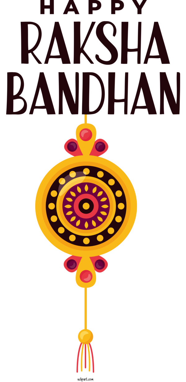 Free Raksha Bandhan Raksha Bandhan Festival Design For Happy Raksha Bandhan Clipart Transparent Background