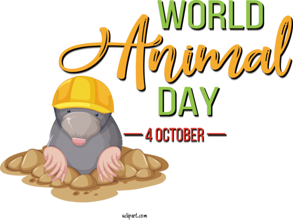Free Holiday Drawing Poster Animal Character For World Animal Day Clipart Transparent Background