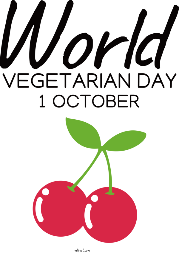 Free Holiday Logo Design Text For World Vegetarian Day Clipart Transparent Background