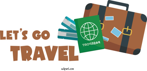 Free World Tourism Day Earth Drawing Logo For Let's Go Travel Clipart Transparent Background