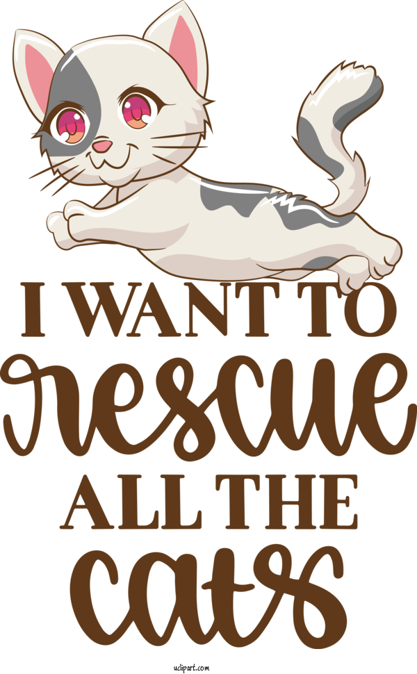 Free Holiday Cat Dog Paw For Rescue All The Cats Clipart Transparent Background