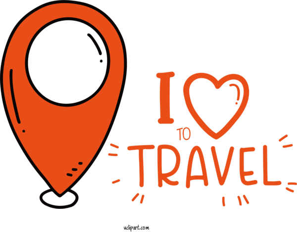 Free World Tourism Day Drawing Logo Animation For I Love To Travel Clipart Transparent Background