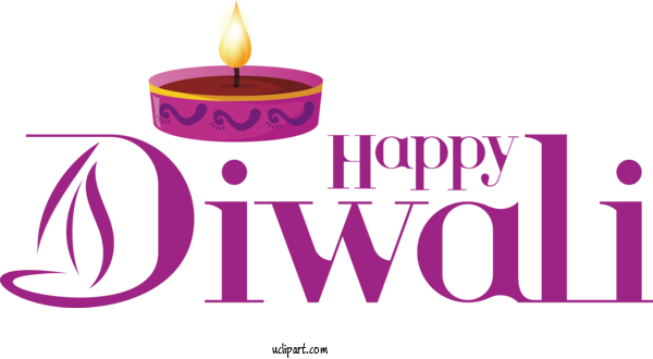 Free Holiday Design Logo For Happy Diwali Clipart Transparent Background
