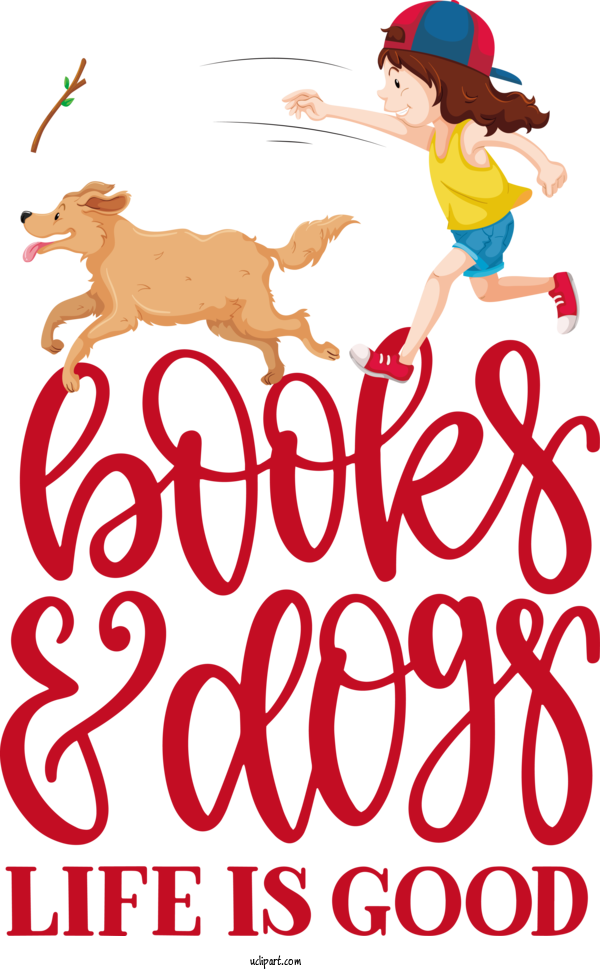 Free Holiday Human Text Line For Books And Dogs Clipart Transparent Background