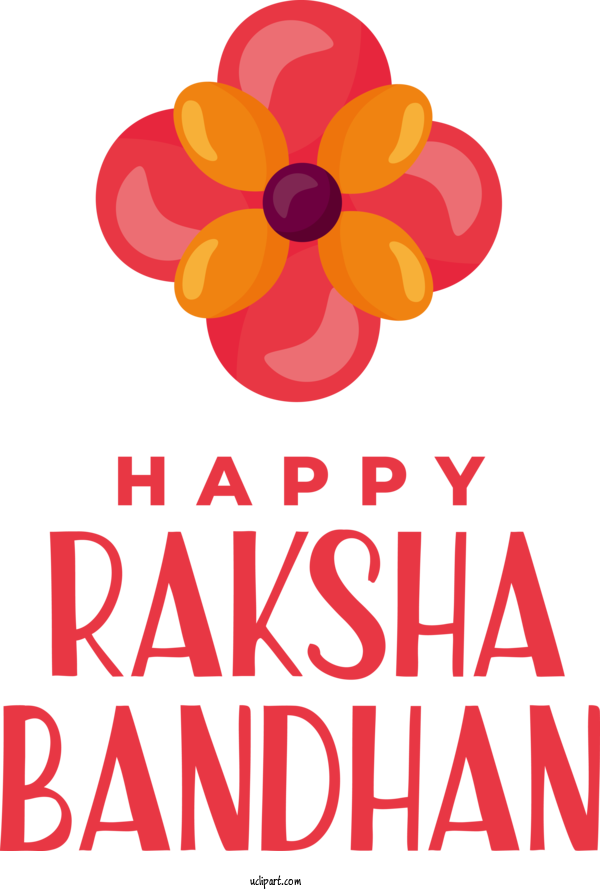 Free Raksha Bandhan Cut Flowers Floral Design Flower For Happy Raksha Bandhan Clipart Transparent Background