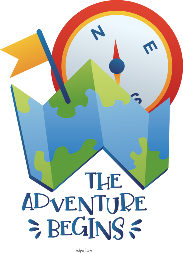 Free World Tourism Day Logo Behavior Design For Adventure Begins Clipart Transparent Background