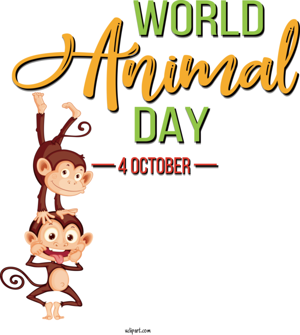 Free Holiday Lion Tiger Cartoon For World Animal Day Clipart Transparent Background