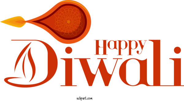 Free Holiday Logo Design Commodity For Happy Diwali Clipart Transparent Background