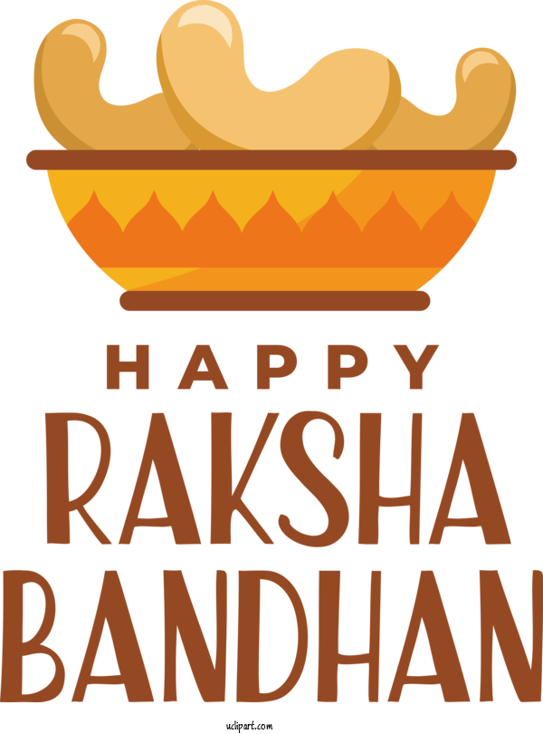 Free Raksha Bandhan Fast Food Logo Commodity For Happy Raksha Bandhan Clipart Transparent Background