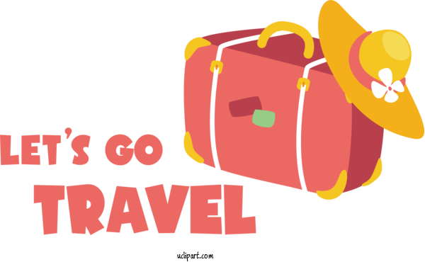 Free World Tourism Day Logo Drawing Cartoon For Let's Go Travel Clipart Transparent Background