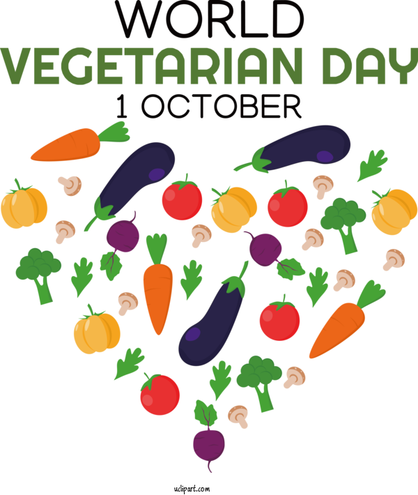 Free Holiday Drawing Design Architecture For World Vegetarian Day Clipart Transparent Background