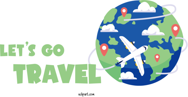 Free World Tourism Day Human Behavior Logo For Let's Go Travel Clipart Transparent Background