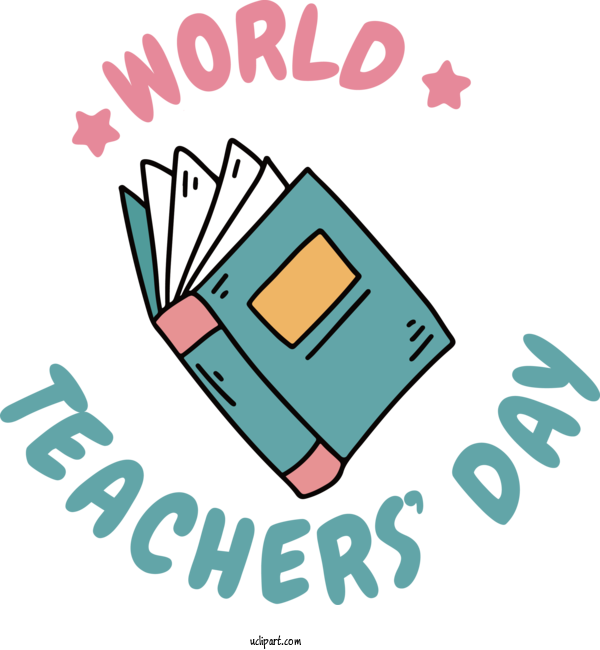 Free Holiday Logo Design Line For World Teacher's Day Clipart Transparent Background