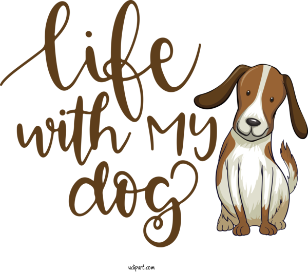 Free Holiday Beagle Snout Cartoon For Life With My Dog Clipart Transparent Background
