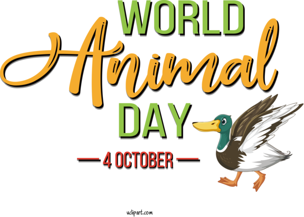 Free Holiday Birds Duck Beak For World Animal Day Clipart Transparent Background