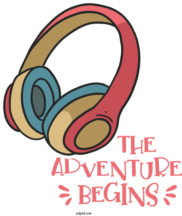 Free World Tourism Day Headphones Audio Equipment Logo For Adventure Begins Clipart Transparent Background