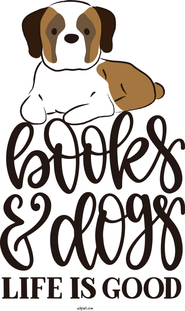 Free Holiday Dog Puppy Logo For Books And Dogs Clipart Transparent Background