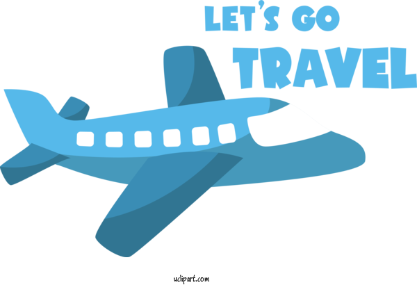 Free World Tourism Day Sharks Airplane Aircraft For Let's Go Travel Clipart Transparent Background