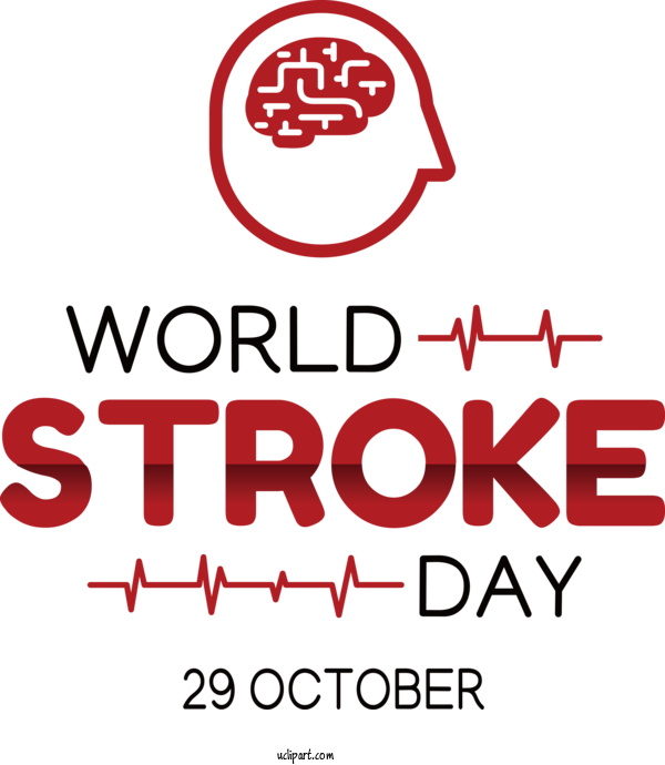 Free Holiday August 17  2021 For World Stroke Day Clipart Transparent Background