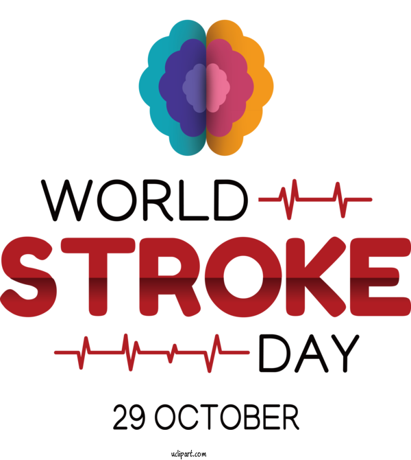 Free Holiday Struer Municipality Logo Design For World Stroke Day Clipart Transparent Background