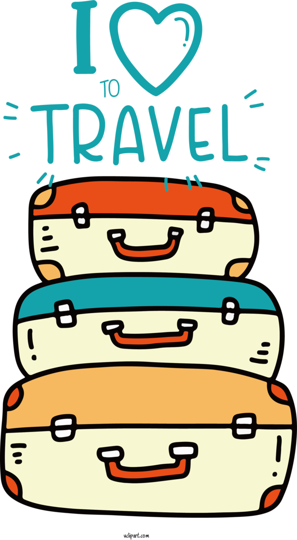Free World Tourism Day Drawing Painting Cartoon For I Love To Travel Clipart Transparent Background