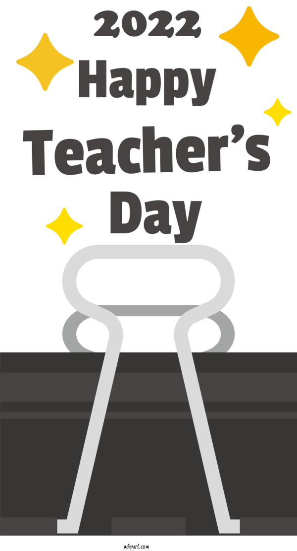 Free Holiday Design Logo Poster For Happy Teacher's Day Clipart Transparent Background
