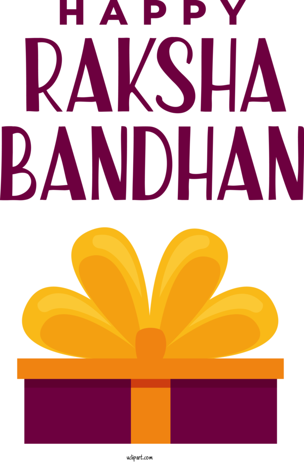 Free Raksha Bandhan Design Flower Line For Happy Raksha Bandhan Clipart Transparent Background