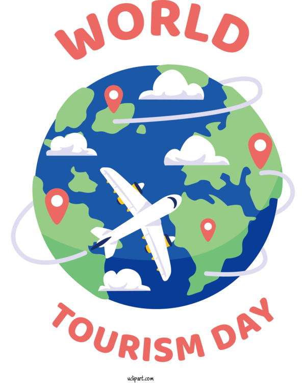 Free World Tourism Day Drawing Icon Logo For Tourism Day Clipart Transparent Background