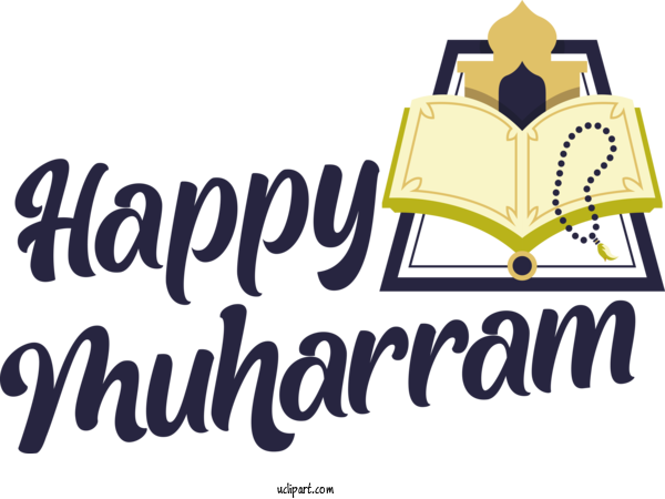 Free Holiday Design Human Logo For Happy Muharram Clipart Transparent Background