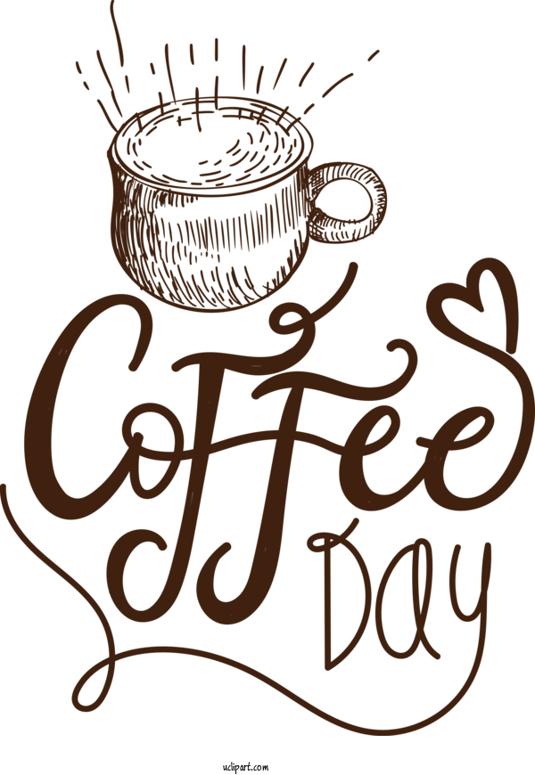 Free Holiday Line Art Line Logo For Coffee Day Clipart Transparent Background
