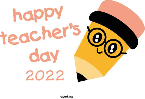 Free Holiday Logo Peanut Cartoon For World Teacher's Day Clipart Transparent Background