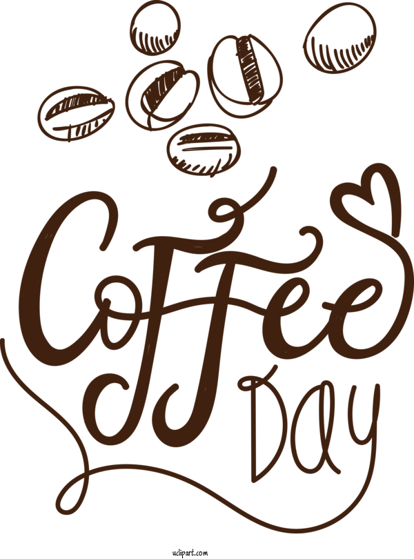 Free Holiday Line Art Design Line For Coffee Day Clipart Transparent Background