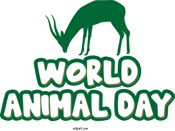 Free Holiday Human Logo Behavior For World Animal Day Clipart Transparent Background