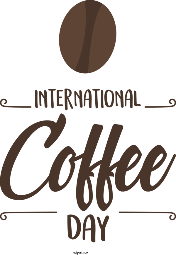Free Holiday Logo Design Line For Coffee Day Clipart Transparent Background