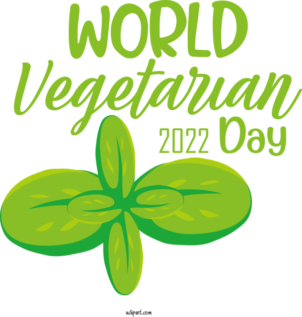 Free Holiday Symbol Leaf Flower For World Vegetarian Day Clipart Transparent Background