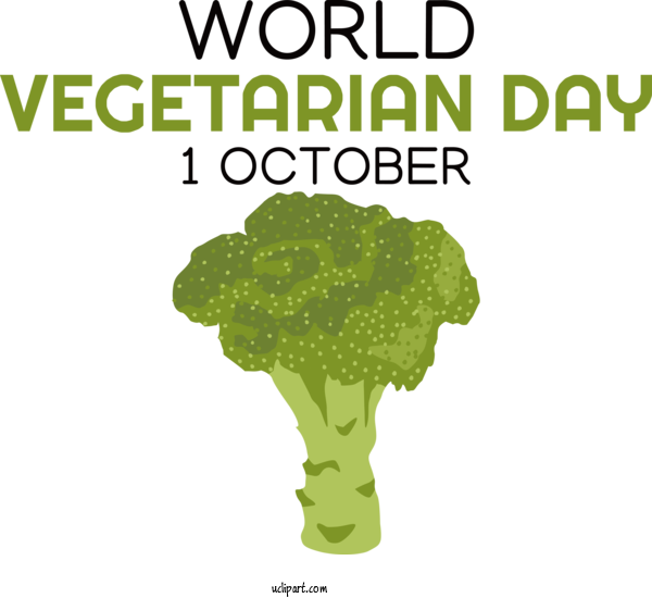 Free Holiday Logo Leaf Tree For World Vegetarian Day Clipart Transparent Background