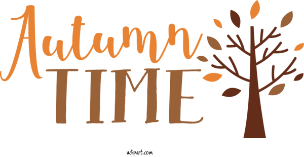 Free Fall Drawing Logo Design For Autumn Time Clipart Transparent Background