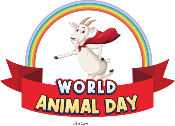 Free Holiday Design Logo Drawing For World Animal Day Clipart Transparent Background