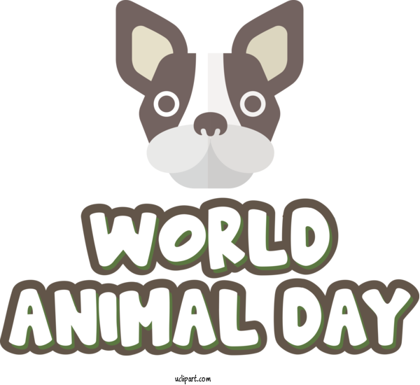 Free Holiday Boston Terrier Snout Whiskers For World Animal Day Clipart Transparent Background