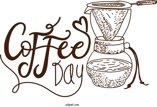 Free Holiday Line Art Design Line For Coffee Day Clipart Transparent Background