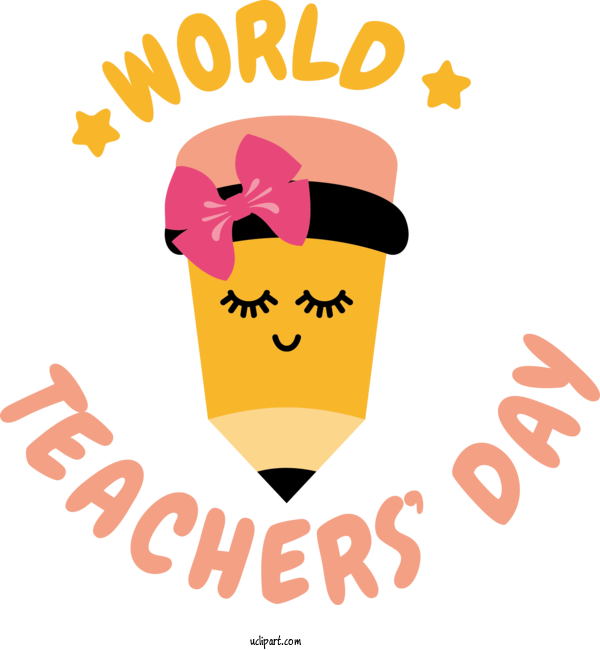 Free Holiday Logo Text Line For World Teacher's Day Clipart Transparent Background