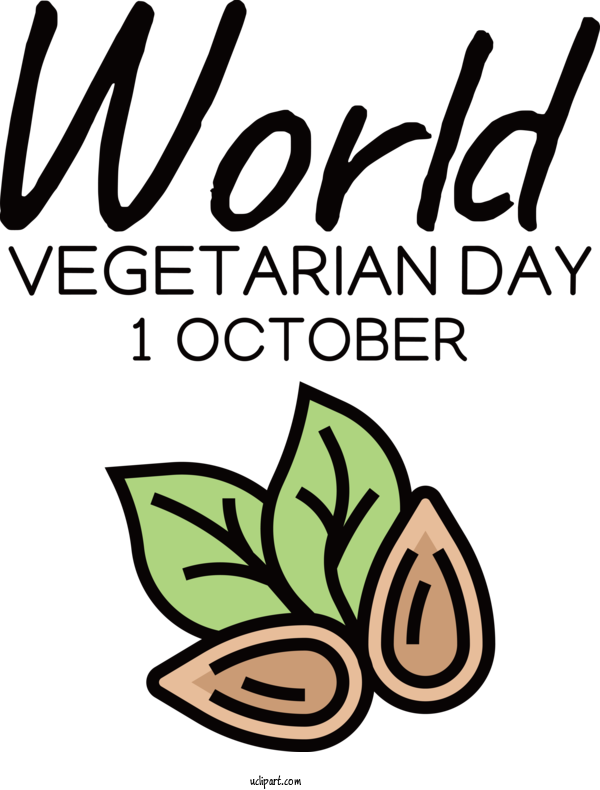 Free Holiday Flower Human Behavior For World Vegetarian Day Clipart Transparent Background