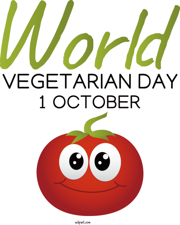 Free Holiday Logo Icon Smiley For World Vegetarian Day Clipart Transparent Background