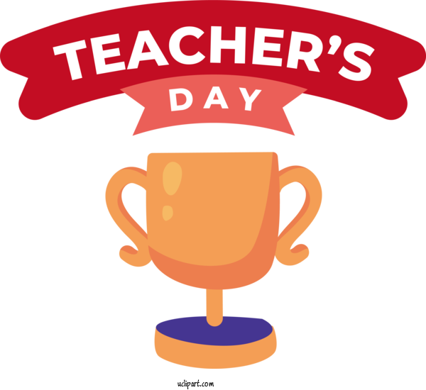 Free Holiday Coffee Coffee Cup Logo For World Teacher's Day Clipart Transparent Background